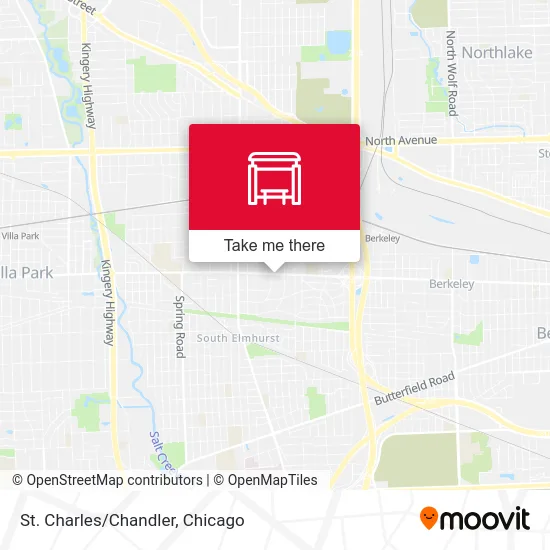 St. Charles/Chandler map