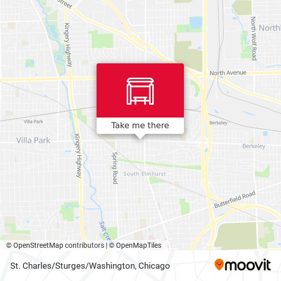 St. Charles/Sturges/Washington map