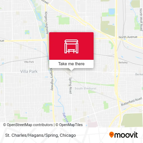 St. Charles/Hagans/Spring map