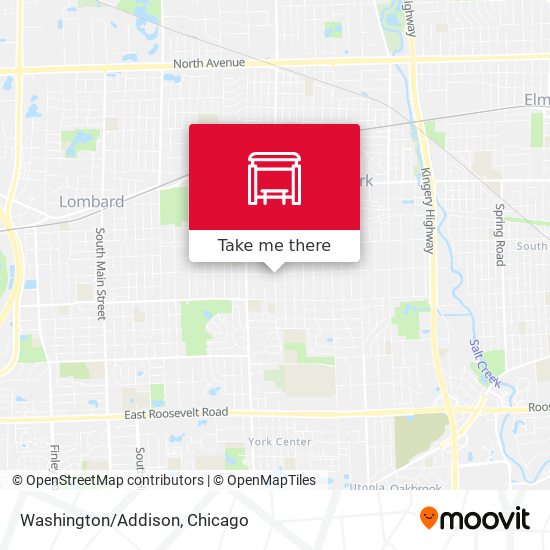 Washington/Addison map