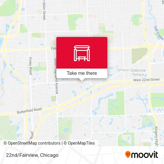 22nd/Fairview map