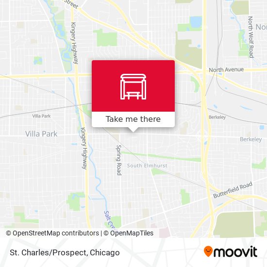 St. Charles/Prospect map