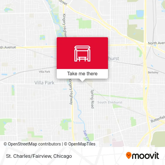 St. Charles/Fairview map