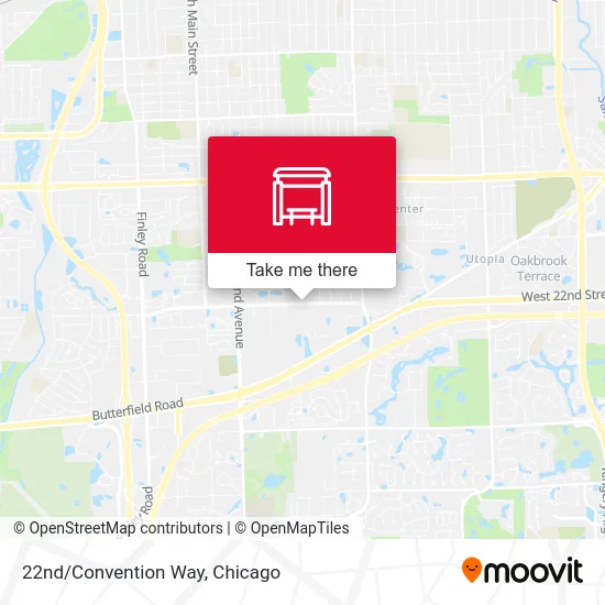 22nd/Convention Way map