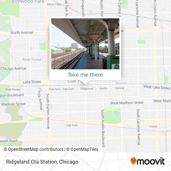 Ridgeland Cta Station map