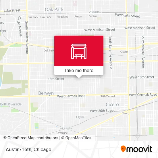 Austin/16th map