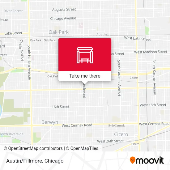 Austin/Fillmore map