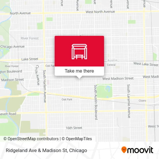 Mapa de Ridgeland Ave & Madison St