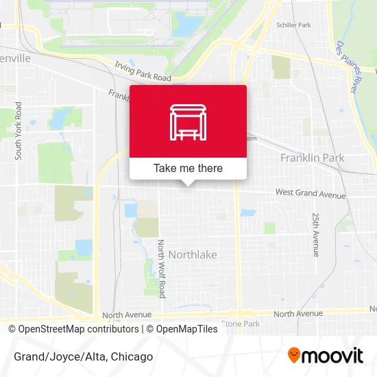 Grand/Joyce/Alta map