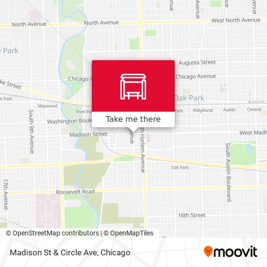 Madison St & Circle Ave map