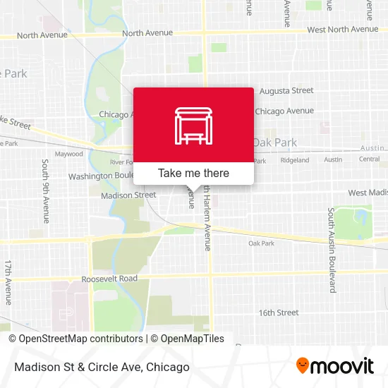 Madison St & Circle Ave map
