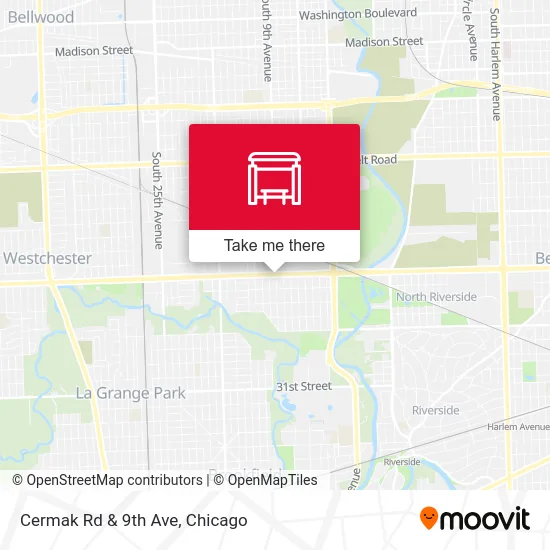 Cermak Rd & 9th Ave map