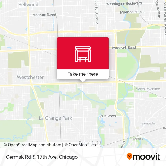Cermak Rd & 17th Ave map