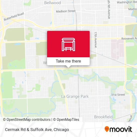 Cermak Rd & Suffolk Ave map