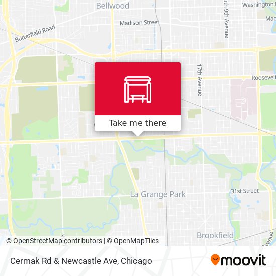Cermak Rd & Newcastle Ave map