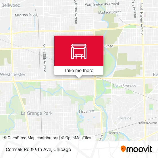 Cermak Rd & 9th Ave map