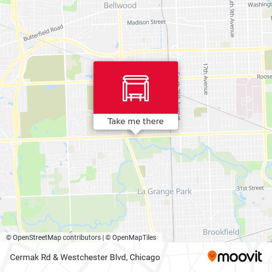 Cermak Rd & Westchester Blvd map