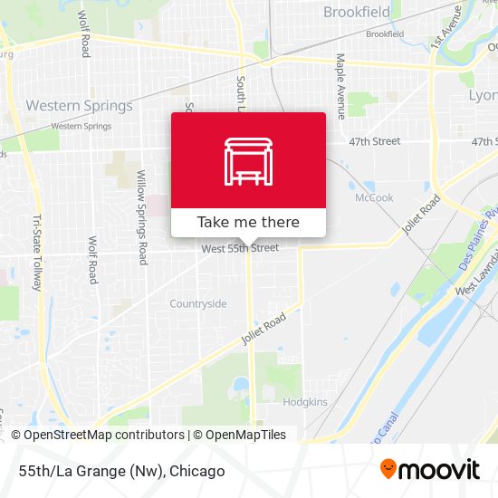 55th/La Grange (Nw) map