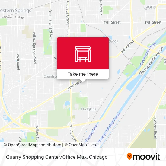 Quarry Shopping Center / Office Max map