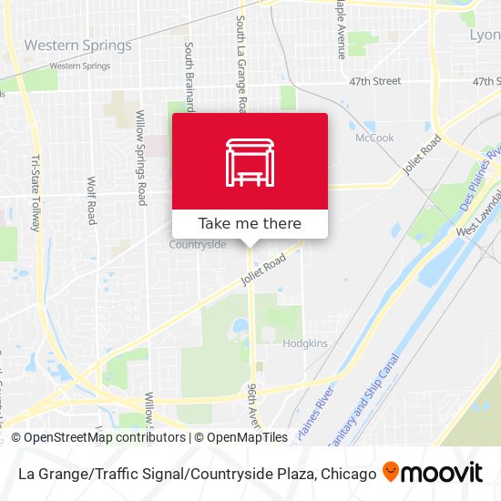 Mapa de La Grange / Traffic Signal / Countryside Plaza