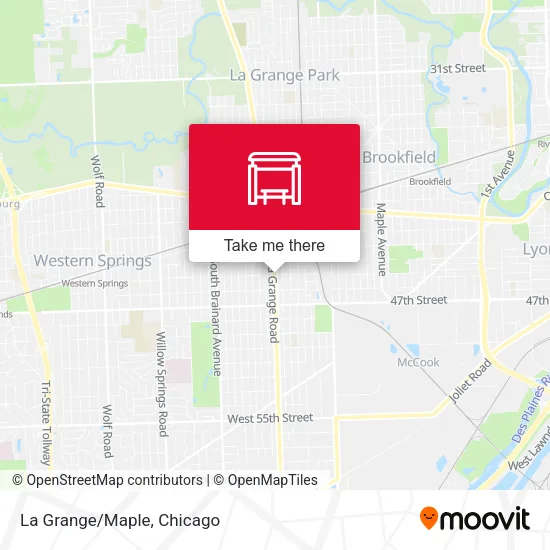 La Grange/Maple map