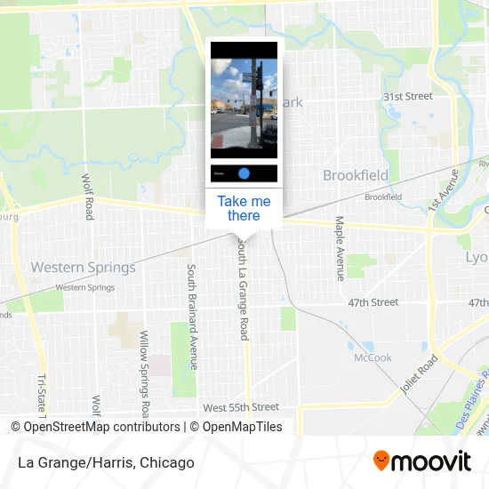 La Grange/Harris map