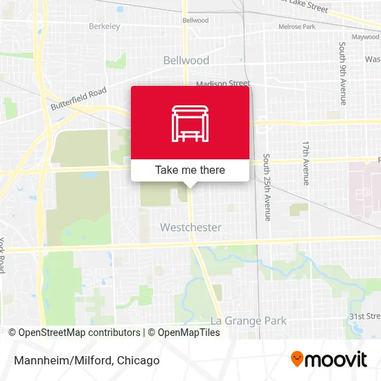 Mannheim/Milford map