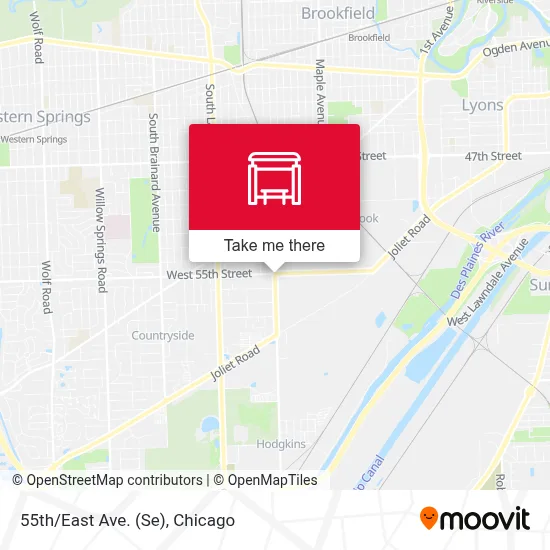 55th/East Ave. (Se) map