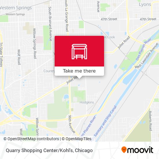 Quarry Shopping Center/Kohl's map