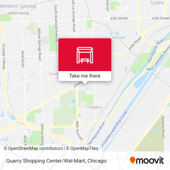 Quarry Shopping Center / Wal-Mart map