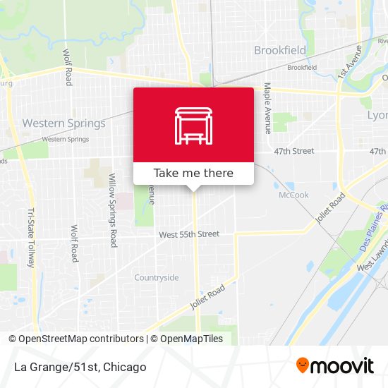 Mapa de La Grange/51st