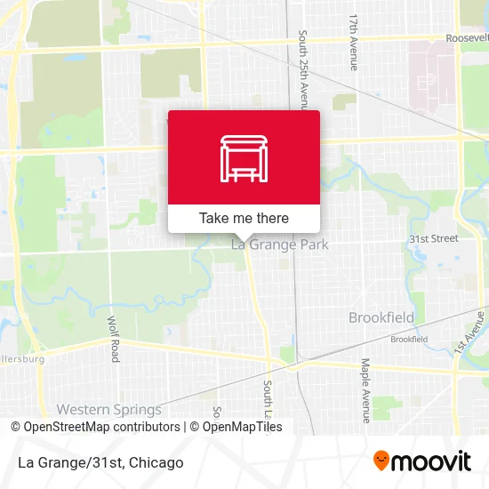 La Grange/31st map