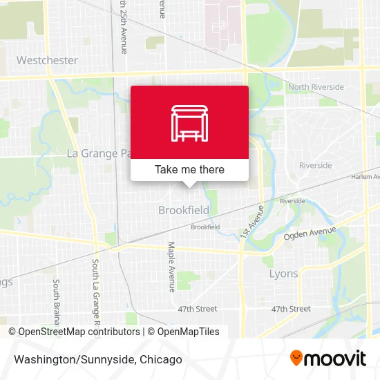 Washington/Sunnyside map