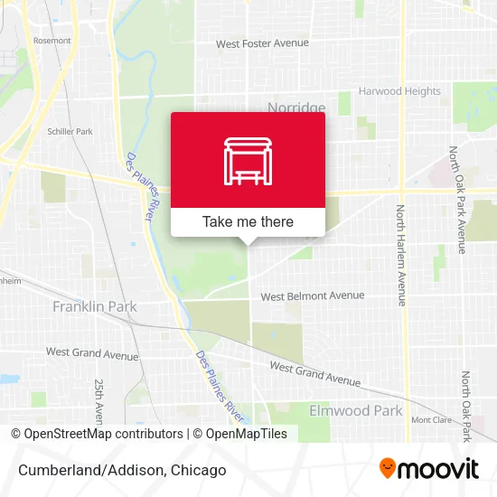 Cumberland/Addison map