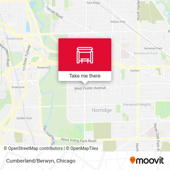 Cumberland/Berwyn map