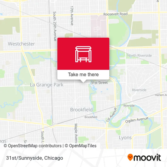 31st/Sunnyside map