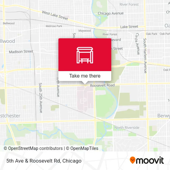 Mapa de 5th Ave & Roosevelt Rd