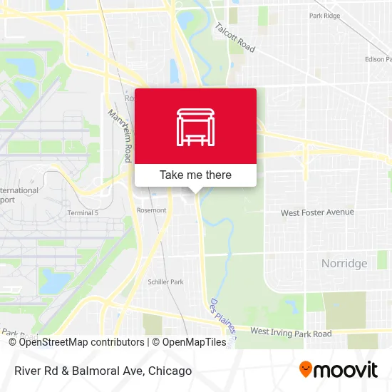 River Rd & Balmoral Ave map