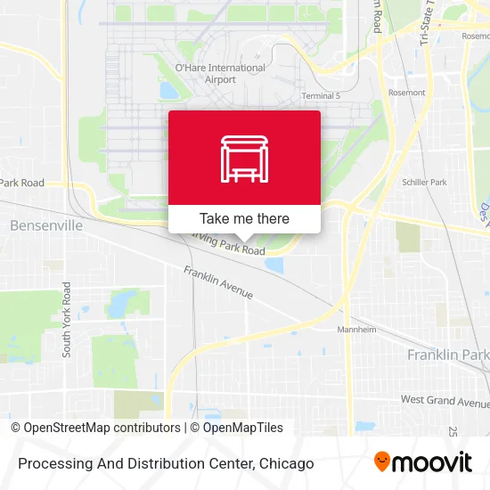 Processing And Distribution Center map