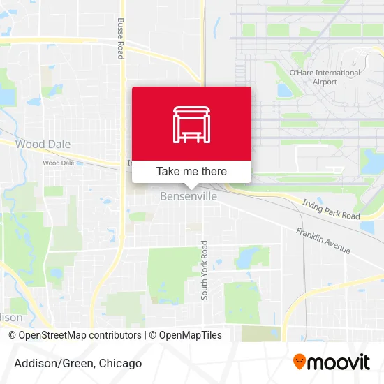 Mapa de Addison/Green