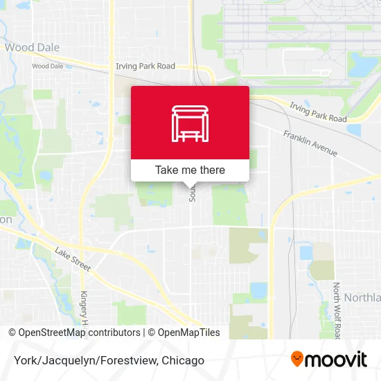 York/Jacquelyn/Forestview map