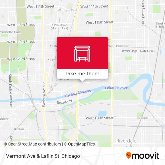 Vermont Ave & Laflin St map