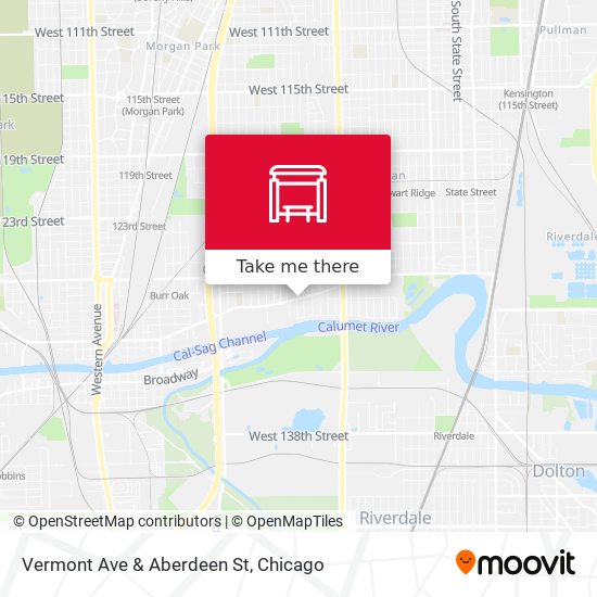 Vermont Ave & Aberdeen St map