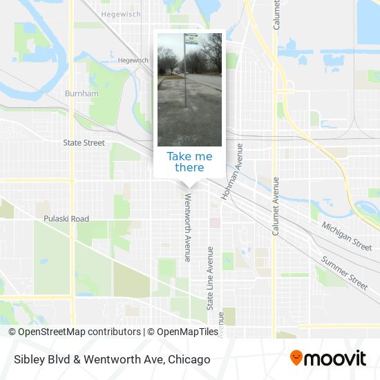 Sibley Blvd & Wentworth Ave map