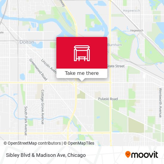 Sibley Blvd & Madison Ave map