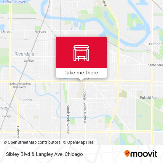 Sibley Blvd & Langley Ave map