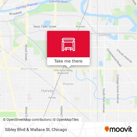 Mapa de Sibley Blvd & Wallace St