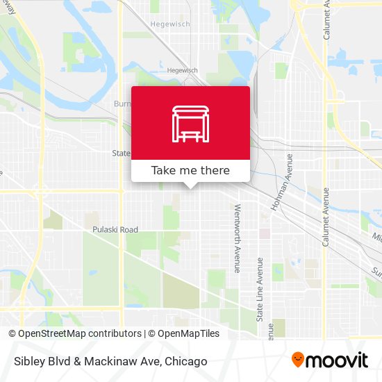 Sibley Blvd & Mackinaw Ave map