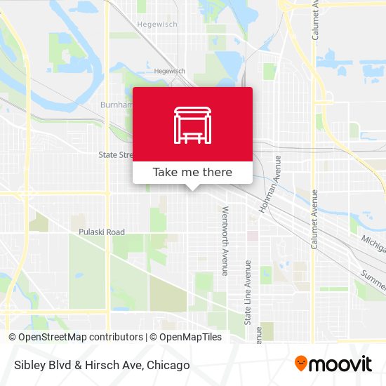 Sibley Blvd & Hirsch Ave map