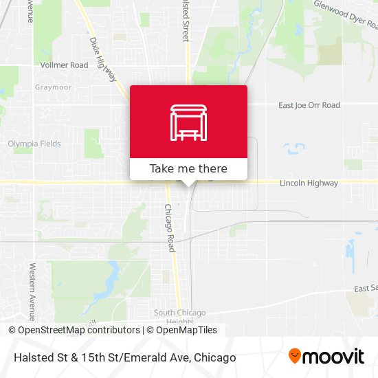 Halsted St & 15th St / Emerald Ave map